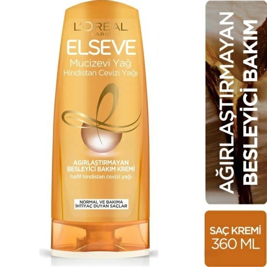 3600523756391.jpg L'oreal Elseve Mucizevi Hindistan Cevizi Yağı Bakım Kremi 360 Ml - Görsel 1