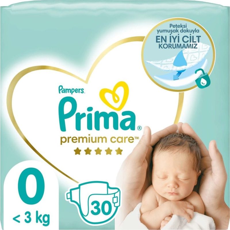 Prima Premium Care Bebek Bezi 0 Beden Prematüre 30 Adet - Görsel 1