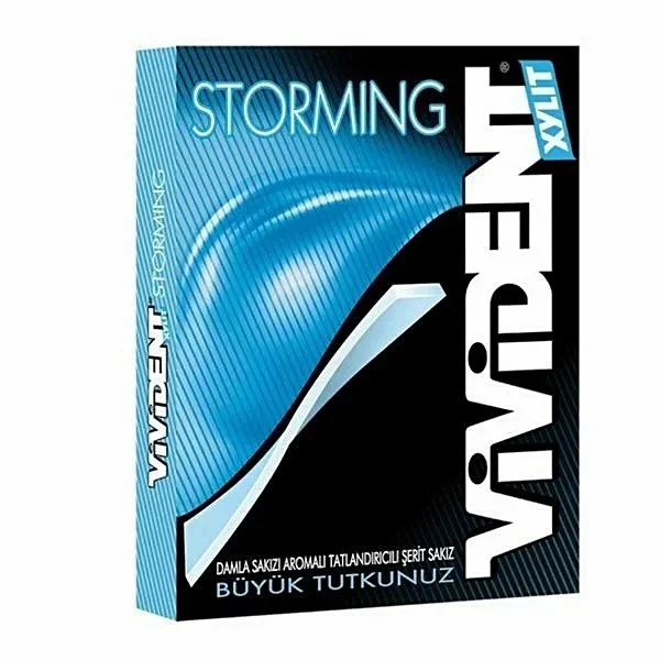 Vivident Storming Damla Sakızı Aromalı Sakız 12 Li