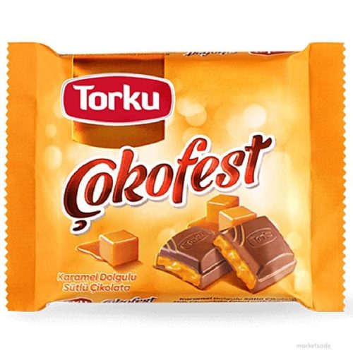Torku Çokofest Karamelli Bar Çikolata 60 Gr