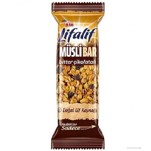 Eti Lifalif Bitter Çikolatalı Yulaf Bar 35 Gr