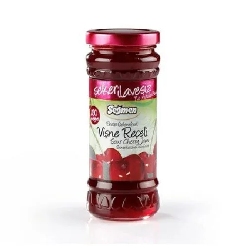 Seğmen Şeker İlavesiz Vişne Reçeli 270 Gr