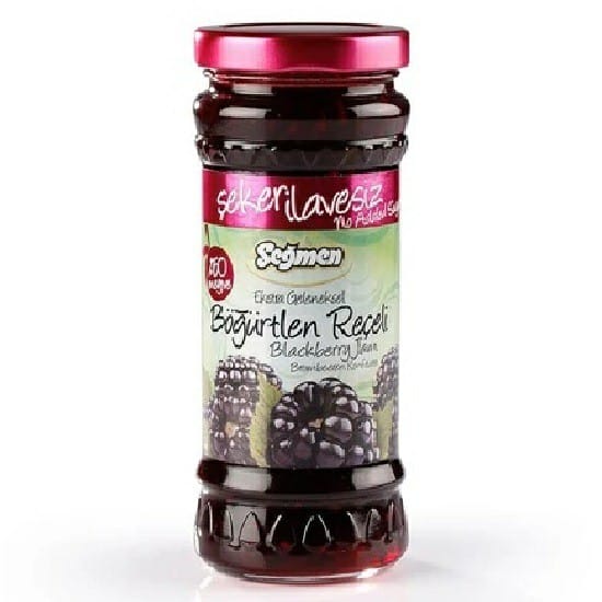 Seğmen Şeker İlavesiz Böğürtlen Reçeli 270 Gr