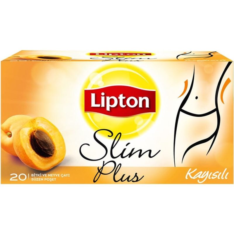 Lipton Slim Plus Kayısılı Bitki Çayı 20 Li - Görsel 1