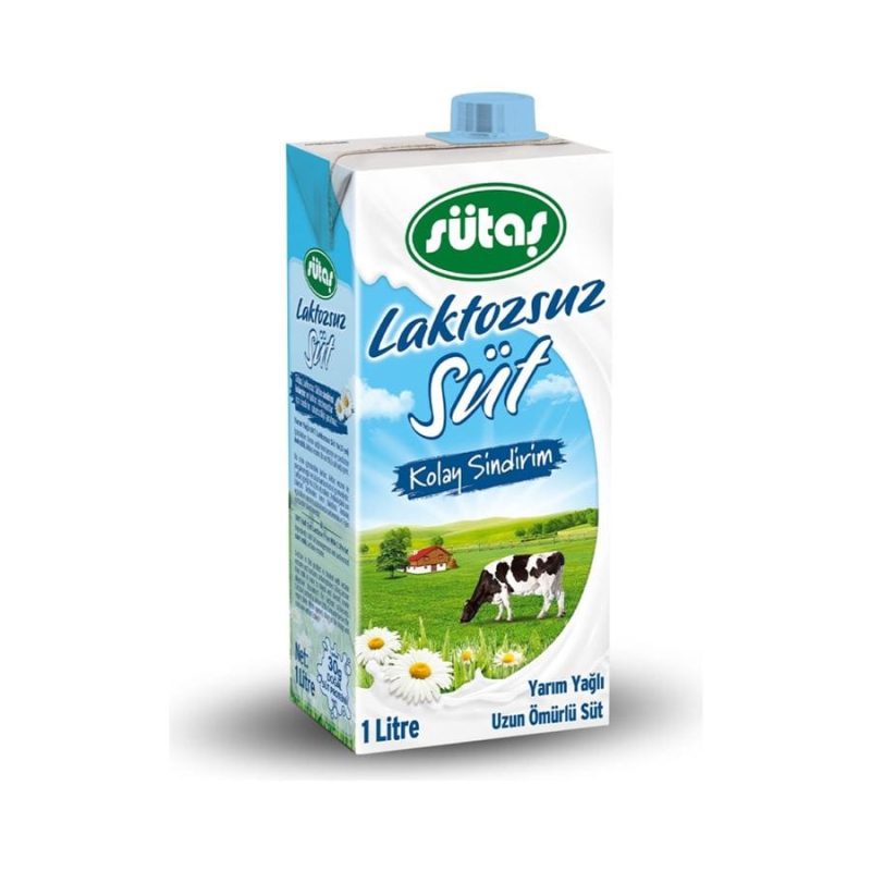 Sütaş Laktozsuz Süt 1 Lt - Görsel 1