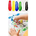 Faber-Castell Parmak Boyası 6 Renk 25 ml 1 Paket 6 Lı Parmak Boya - Görsel 3