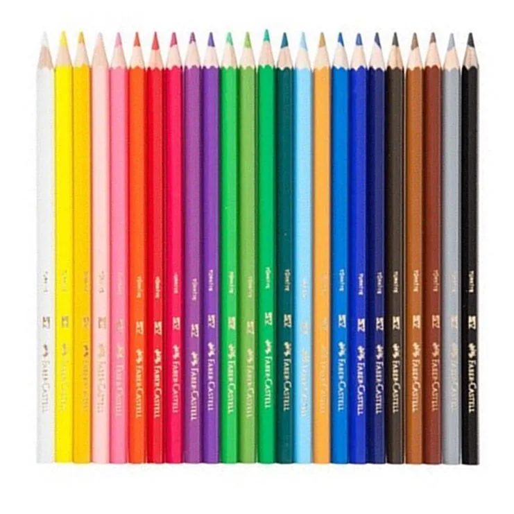Faber-Castell Karton Kutu Boya Kalemi 24 Renk - Görsel 4