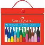 Faber Castell Plastik Çantalı Tutuculu Pastel Boya 24 Renk
