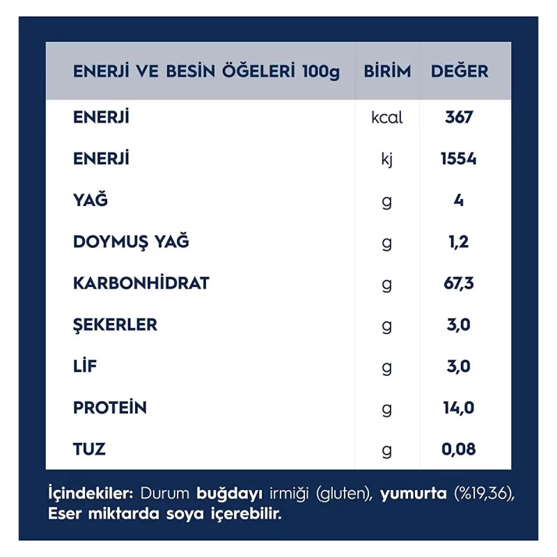 Barilla Tagliatelle Makarna 500 Gr