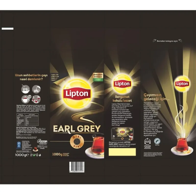 Lipton Earl Grey Dökme Çay 1 Kg - Görsel 6