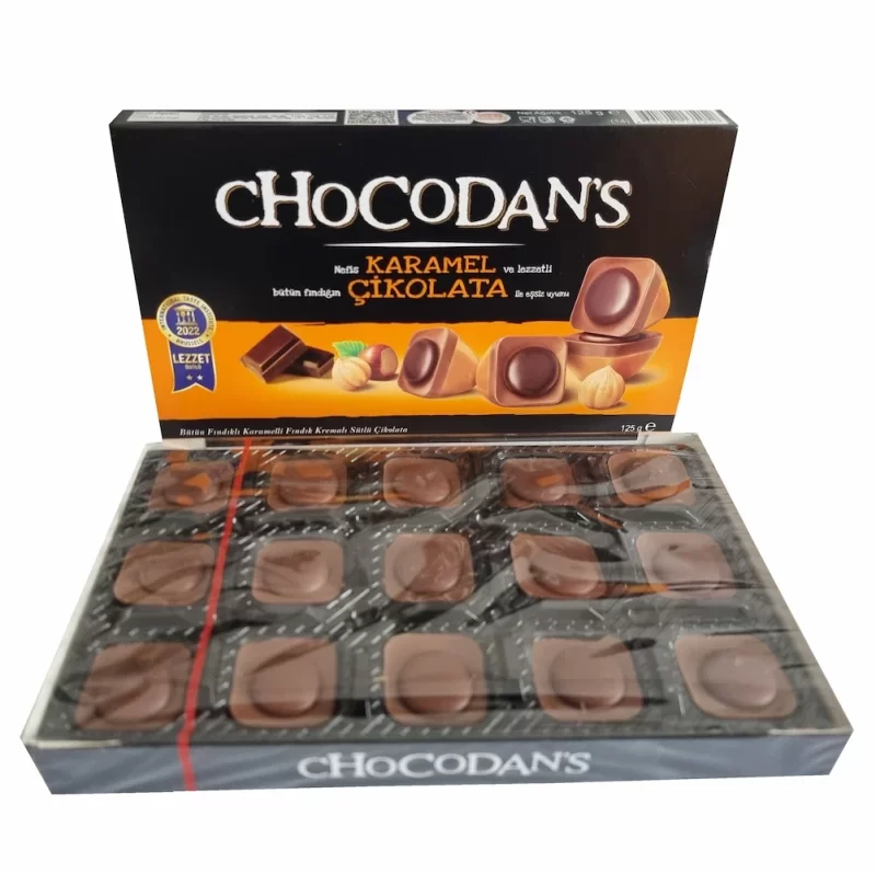 Şölen Chocodans Tüm Fındıklı Karamelli Çikolata 125 Gr