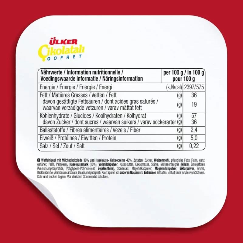 Ülker Çikolatalı Gofret 36 G