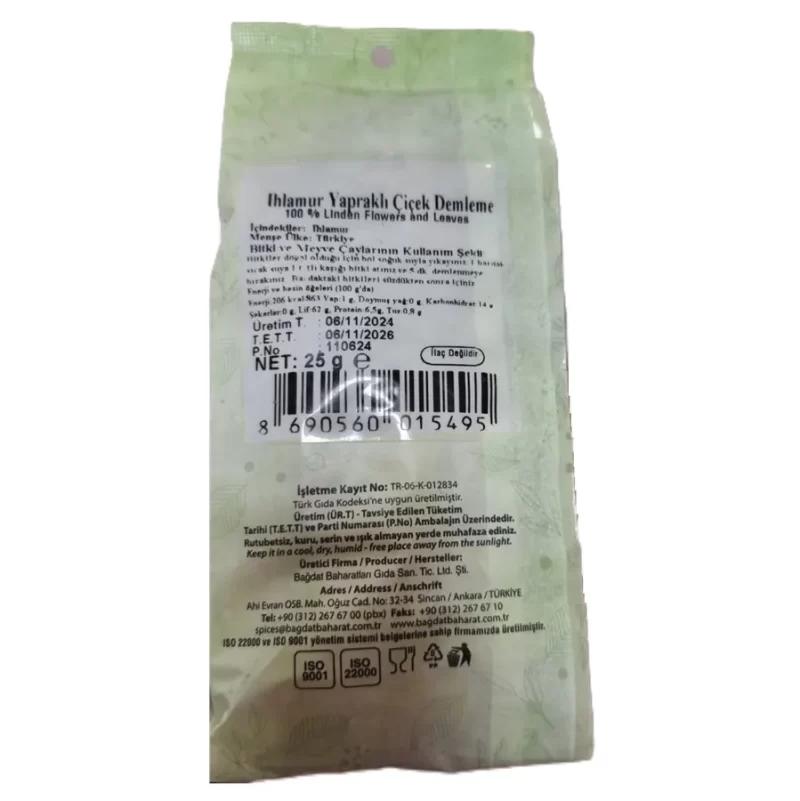 Bağdat Çiçek Ihlamur 25 Gr - Görsel 2