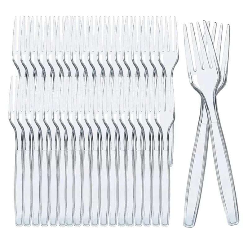 Niceplast Kristal Plastik Çatal 50 'li