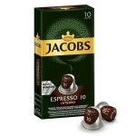Jacobs Espresso 10 Intenso Nespresso Uyumlu Alüminyum Kapsül Kahve 10 Adet