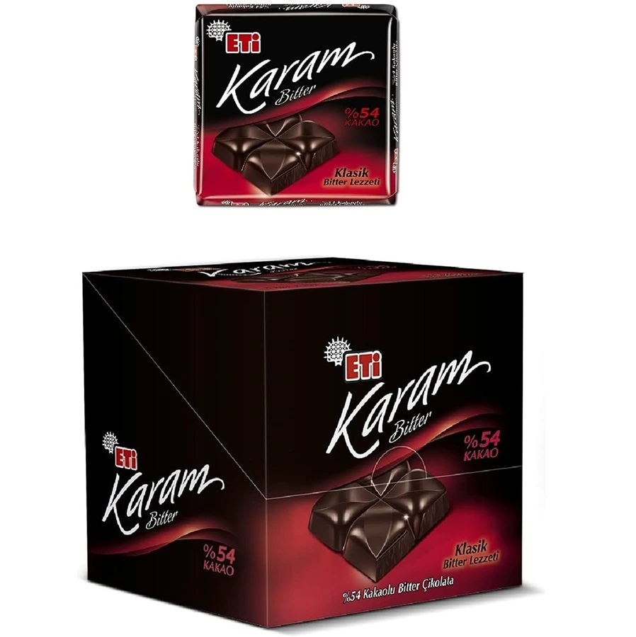 Eti Karam %54 Kakaolu Bitter Çikolata 60 g