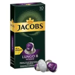 Jacobs Lungo 8 Intenso, Yüksek Yoğunluk, Keskin ve Yoğun Espresso Kapsülleri, 10 Adet