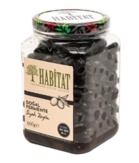 Habitat Gemlik Tipi Siyah Sele Zeytin (201-260 Kb.) 900 Gr.