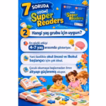 OOOH SUPER READERS Odaklan Oyna Oku Okul Öncesi Hızlı Okuma Oyun Seti - Görsel 8